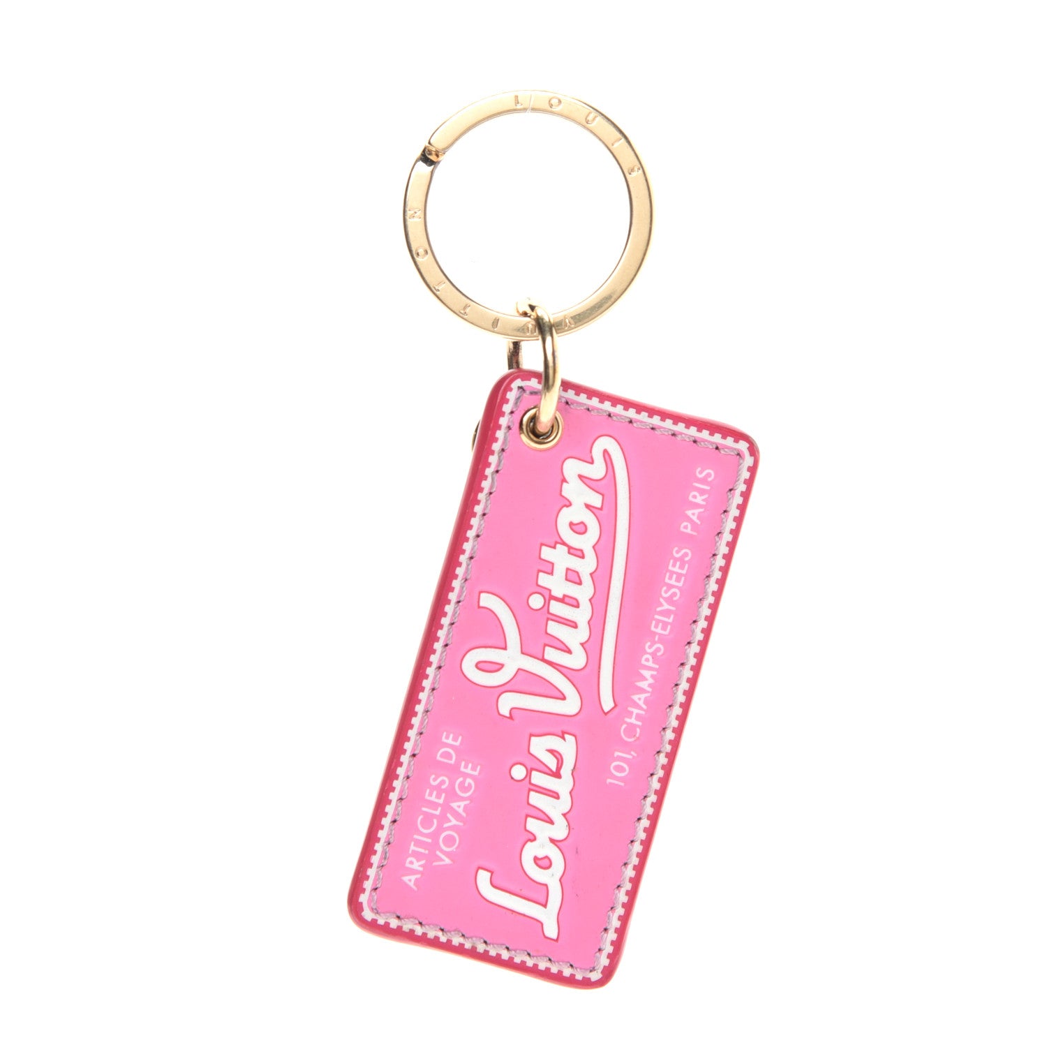 Louis Vuitton Calfskin World Tour BB Bag Charm Key Holder 1 of 4