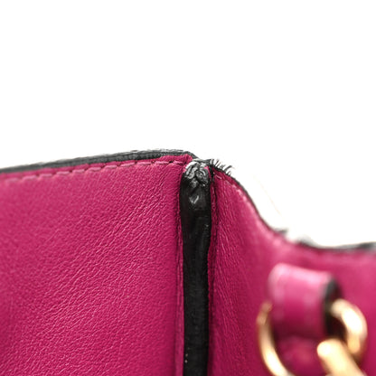 Christian Dior Bullcalf Small Diorissimo Tote Black Rose Indien 10 of 12