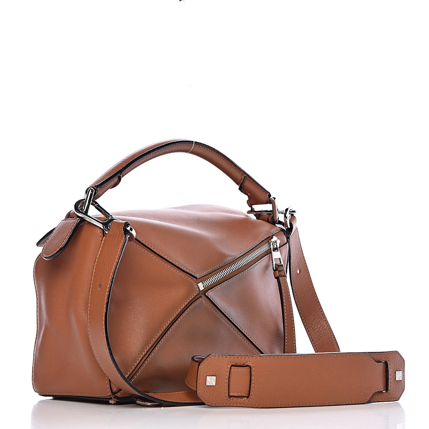 Calfskin Small Puzzle Bag Tan
