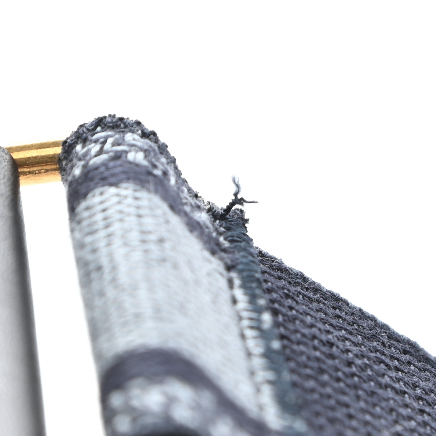 Christian Dior Canvas Embroidered Adjustable Shoulder Strap Blue 7 of 7