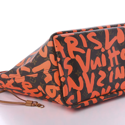 Louis Vuitton Monogram Graffiti Neverfull GM Orange 6 of 10