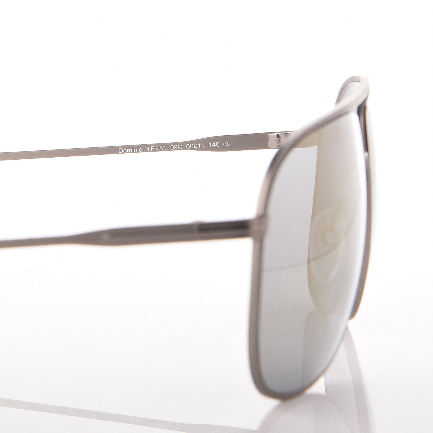 Tom Ford Dominic Aviator Sunglasses TF451 Silver 6 of 7
