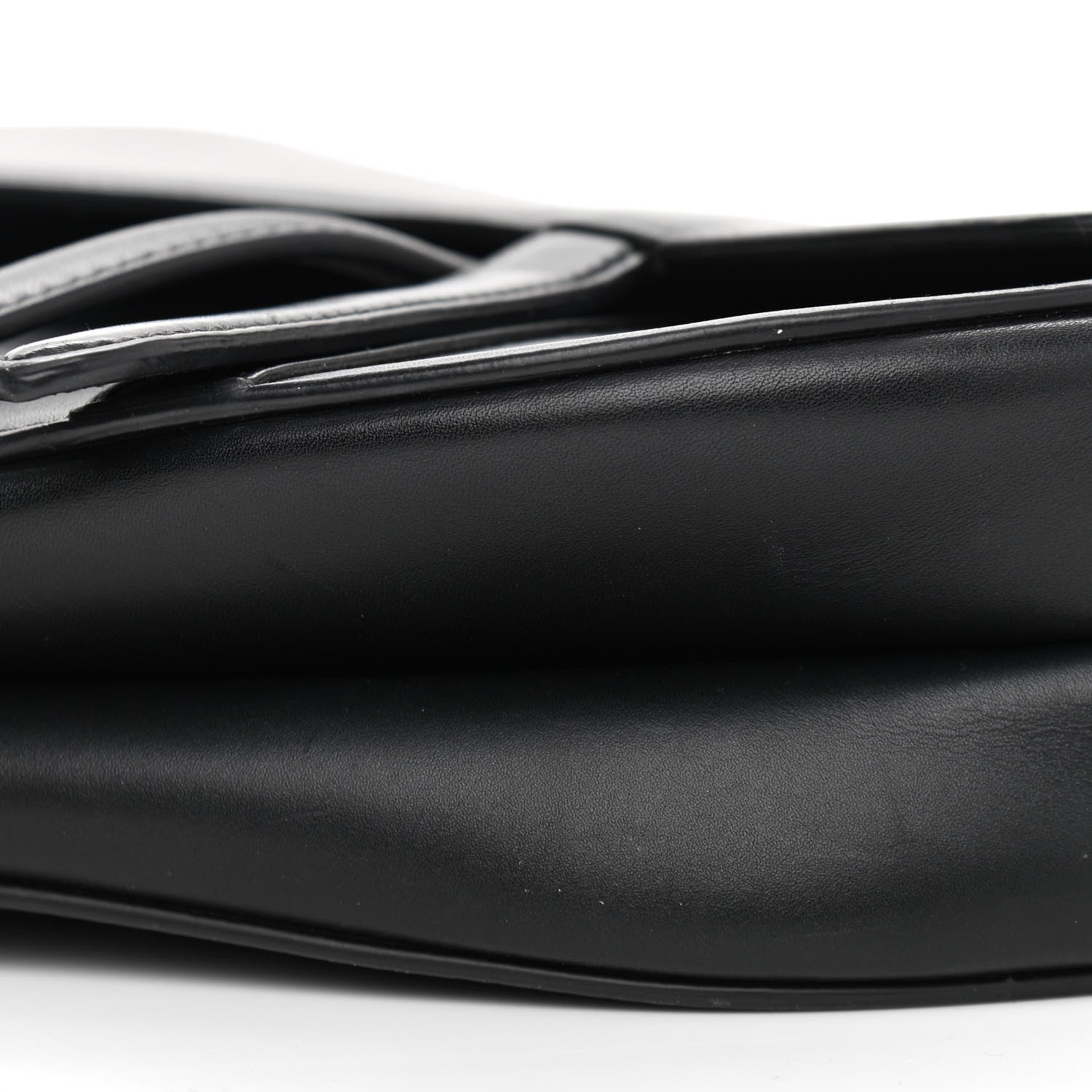Christian Dior Calfskin Saddle Bag Black 9 of 12