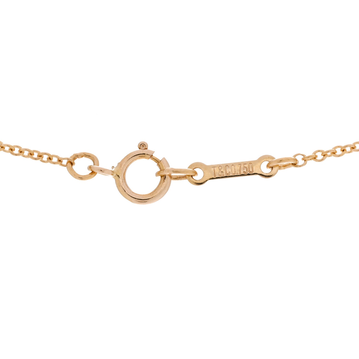 Tiffany 18K Yellow Gold Mini Paloma Picasso Loving Heart Pendant Necklace 5 of 5
