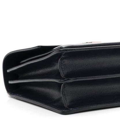 Saint Laurent Calfskin Medium Monogram Sunset Navy 8 of 10