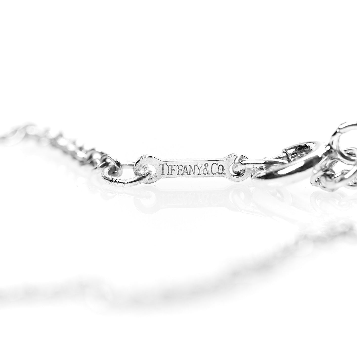 Sterling Silver 20mm Elsa Peretti Bean Pendant Necklace