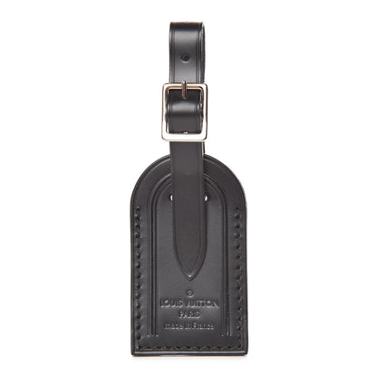 Louis Vuitton Calfskin Luggage Tag Black 1 of 4