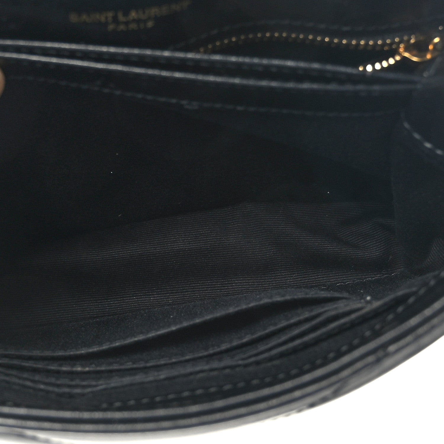 Saint Laurent Calfskin Y Quilted Monogram Toy Loulou Crossbody Bag Black 5 of 10