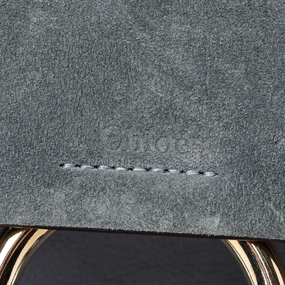 Chloe Suede Calfskin Small Faye Backpack Cloudy Blue 7 of 9