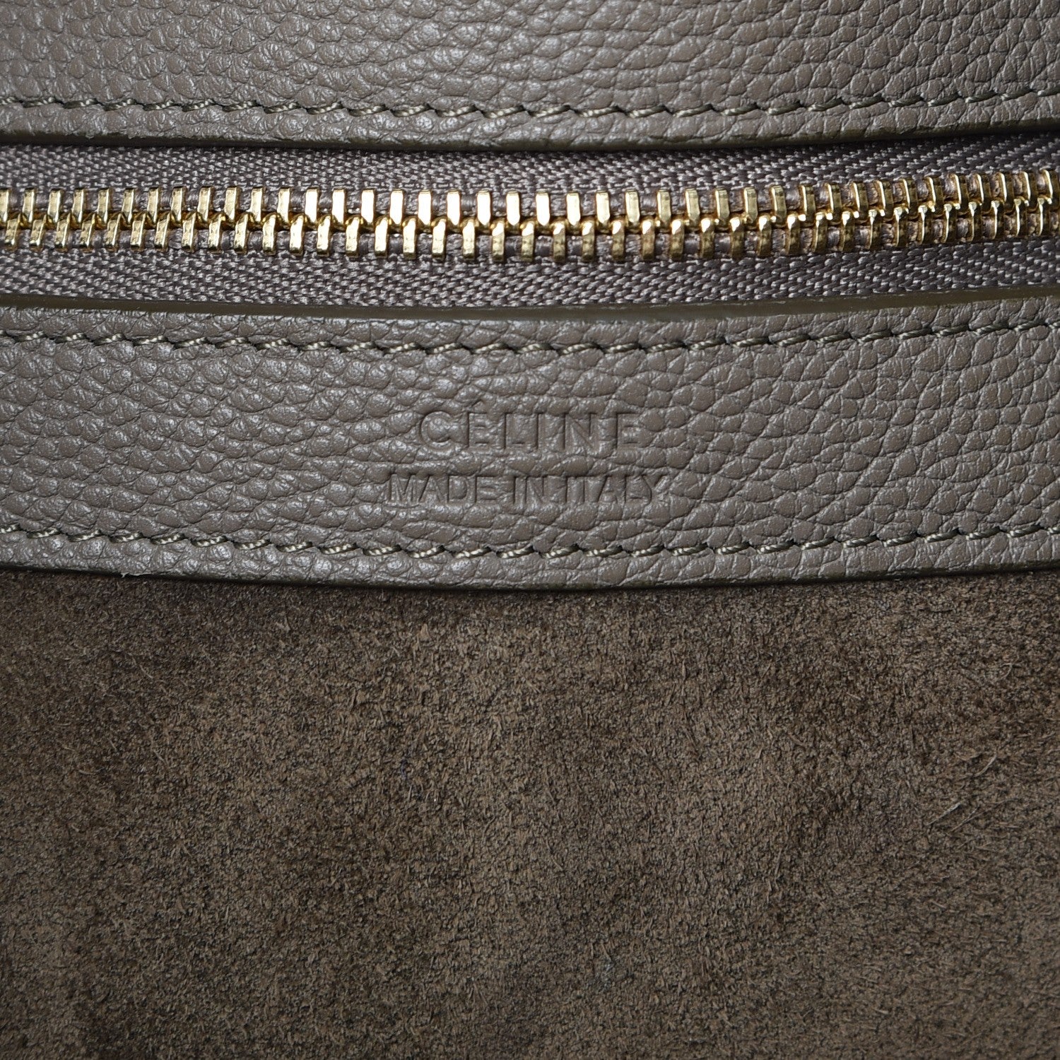 Celine Soft Grained Calfskin Medium Cabas Phantom Taupe 9 of 14