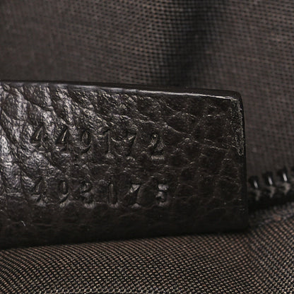 Gucci Monogram Flap Messenger Bag Beige Dark Brown 7 of 9