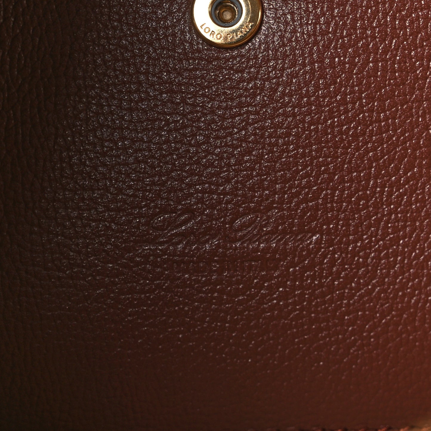 Grained Calfskin Extra Bag L27 Burnt Tan
