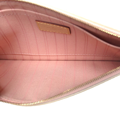 Louis Vuitton Damier Azur Neverfull MM GM Pochette Rose Ballerine 5 of 7