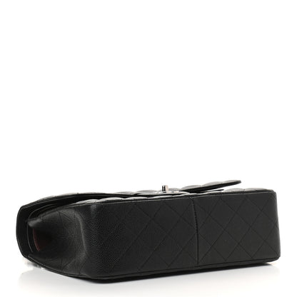 Chanel Caviar Quilted Jumbo Double Flap Black 4 of 11