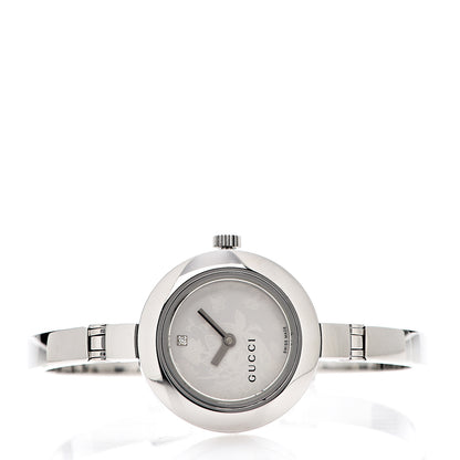 Gucci Stainless Steel Diamond 25mm 105 Series Floral Quartz Watch 2 of 8