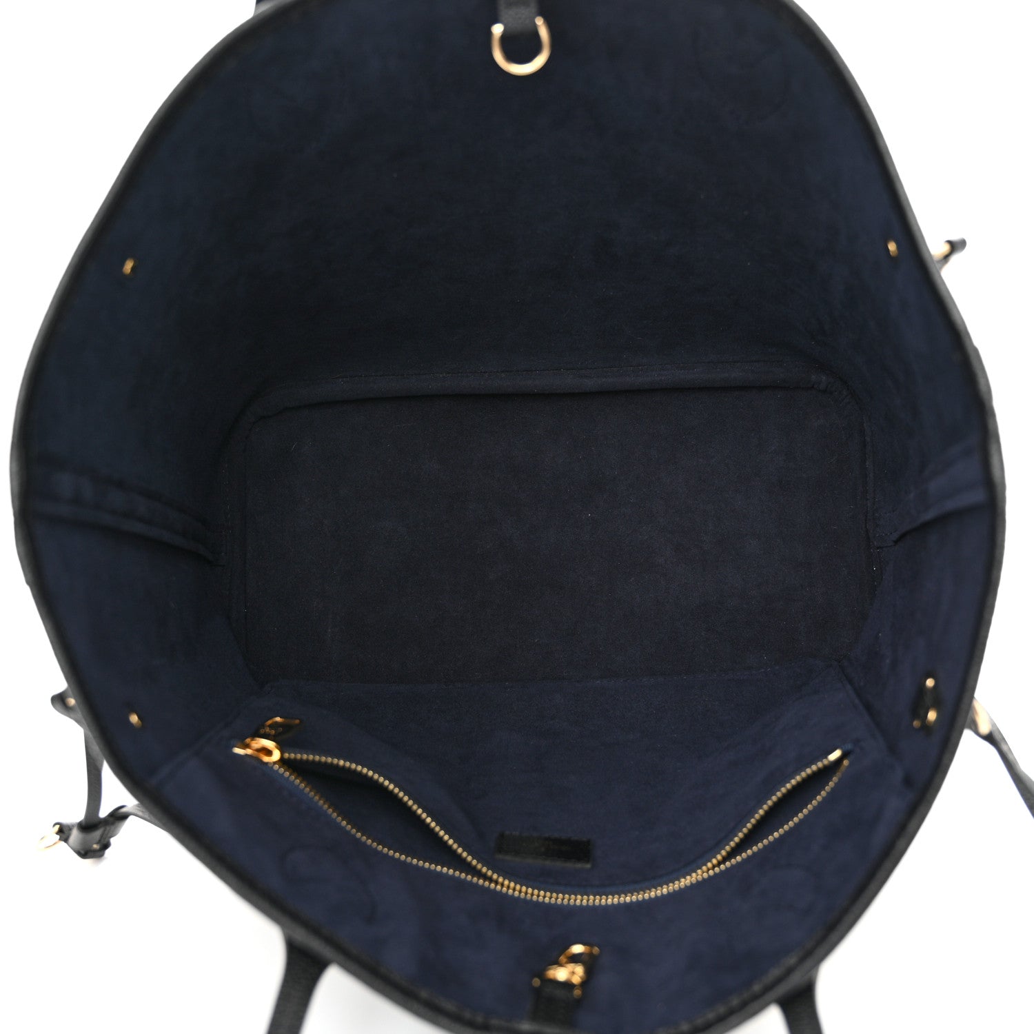 Louis Vuitton Empreinte Monogram Giant Neverfull MM Black 6 of 10