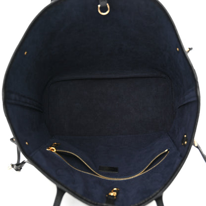 Louis Vuitton Empreinte Monogram Giant Neverfull MM Black 6 of 10