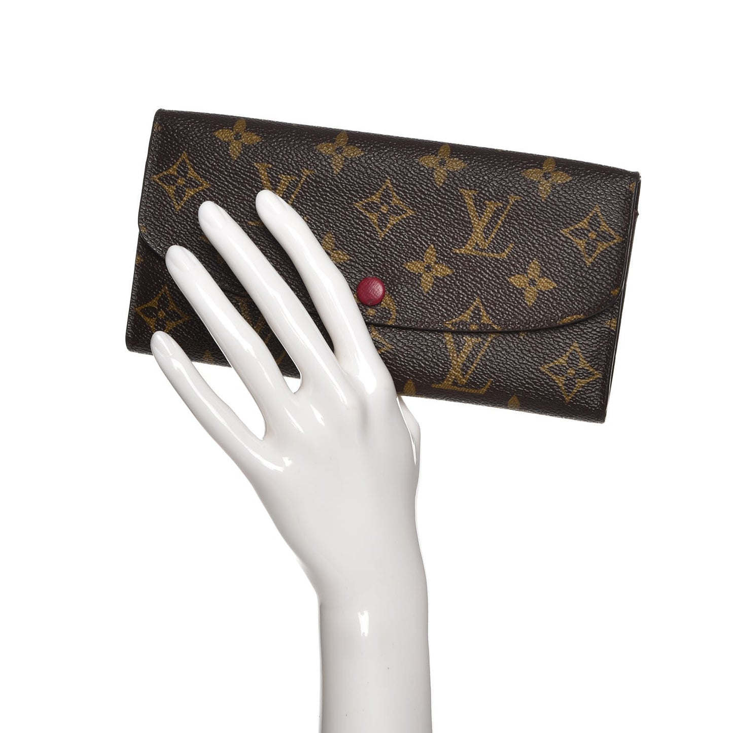 Monogram Emilie Wallet Fuchsia