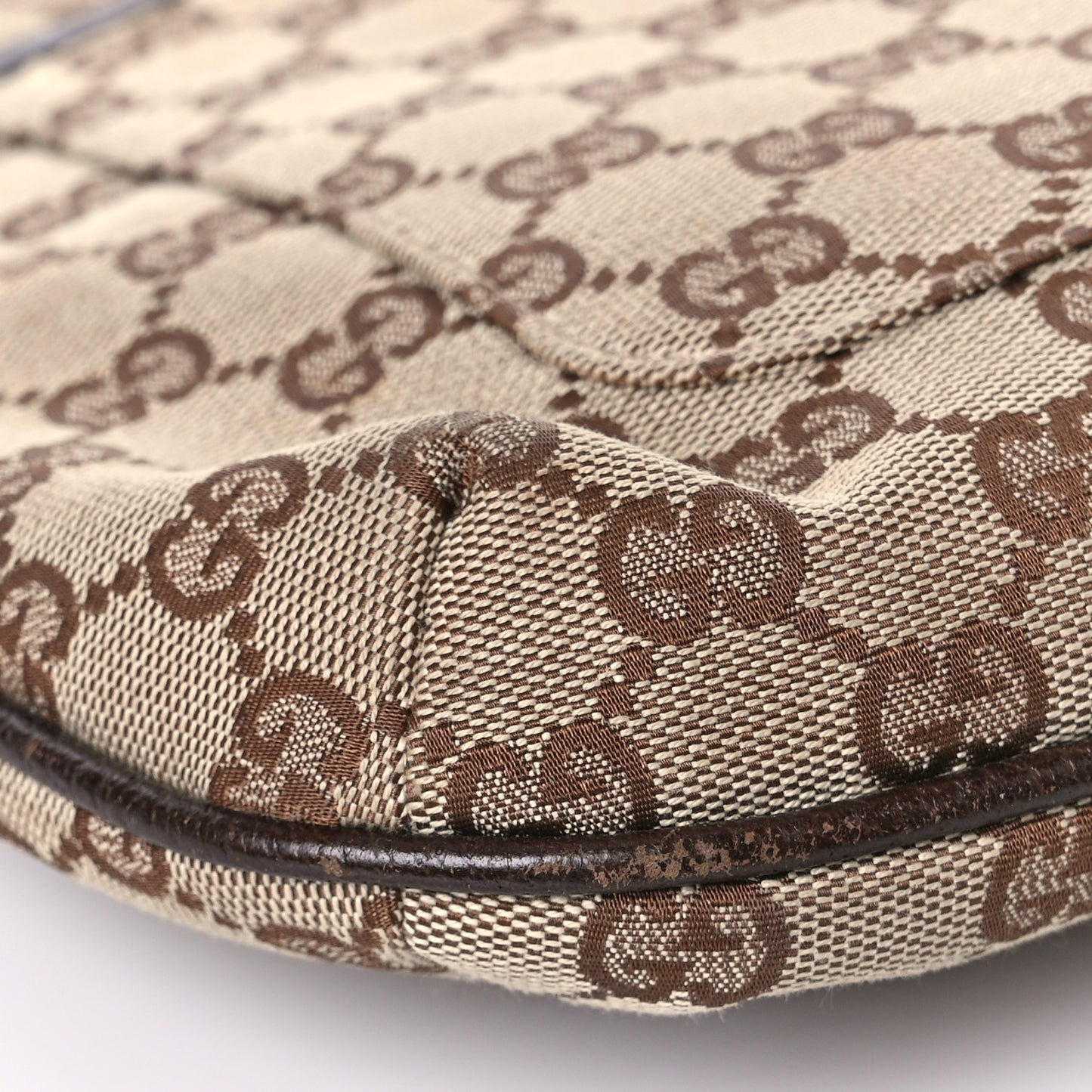 Monogram Flat Messenger Bag Dark Brown