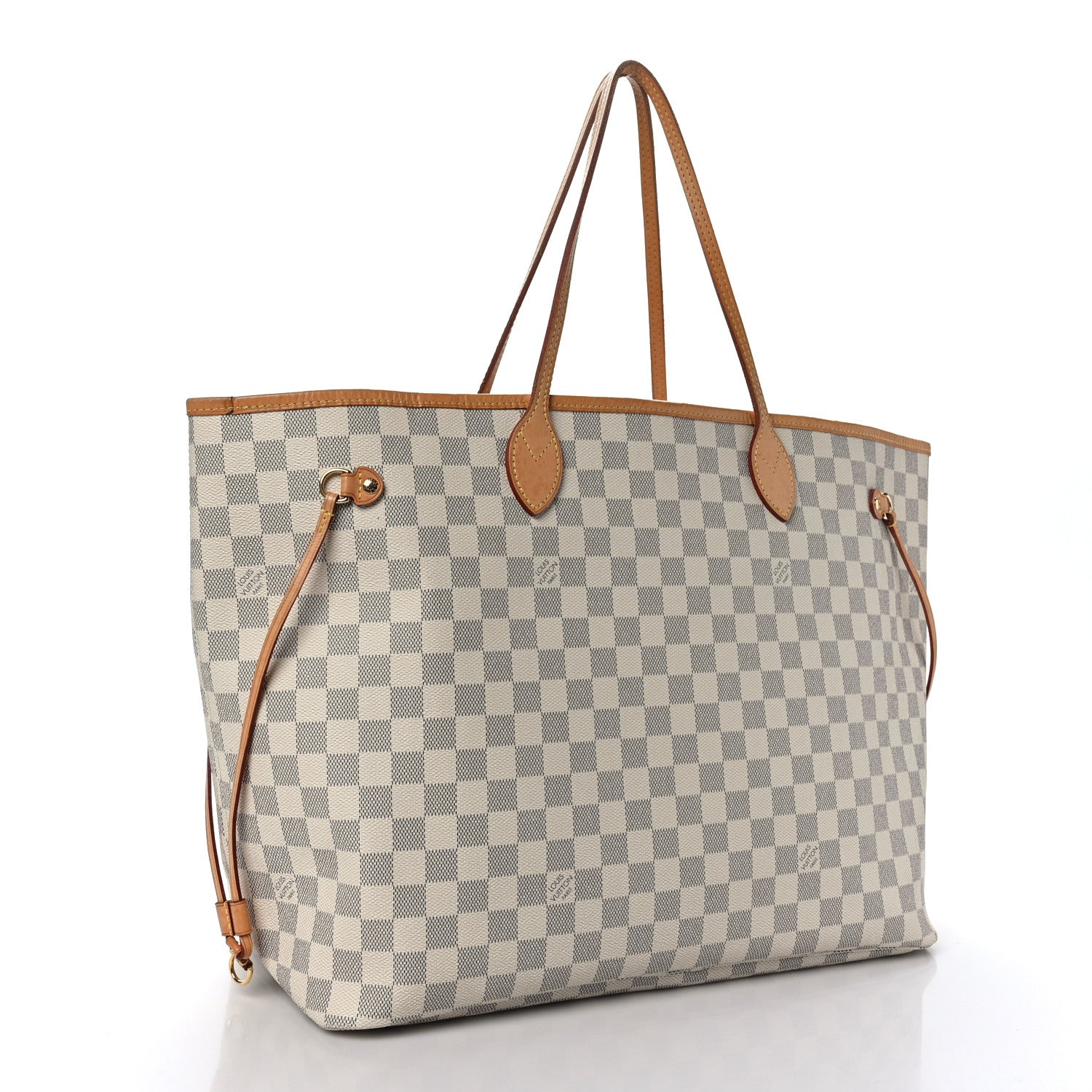 Louis Vuitton Damier Azur Neo Neverfull GM Rose Ballerine 4 of 11