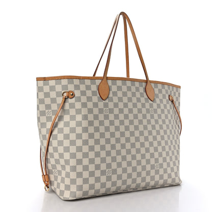 Louis Vuitton Damier Azur Neo Neverfull GM Rose Ballerine 4 of 11