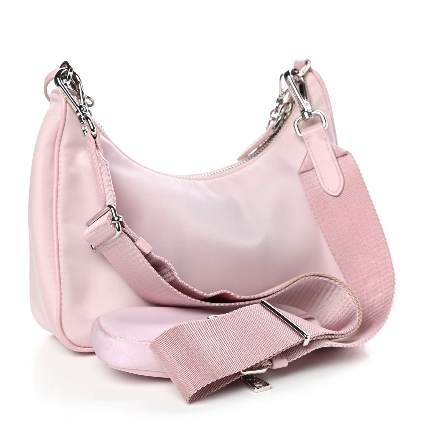 Nylon Re-Edition 2005 Shoulder Bag Alabastro
