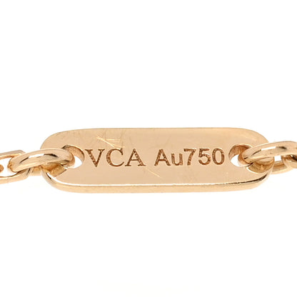 Van Cleef & Arpels 18K Yellow Gold Mother of Pearl Sweet Alhambra Bracelet 5 of 6