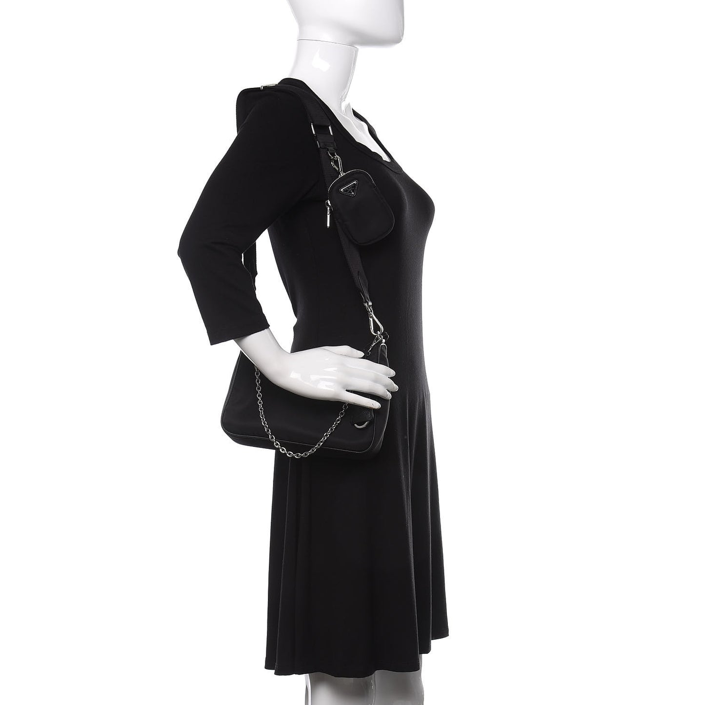 Nylon Re-Edition 2005 Shoulder Bag Black