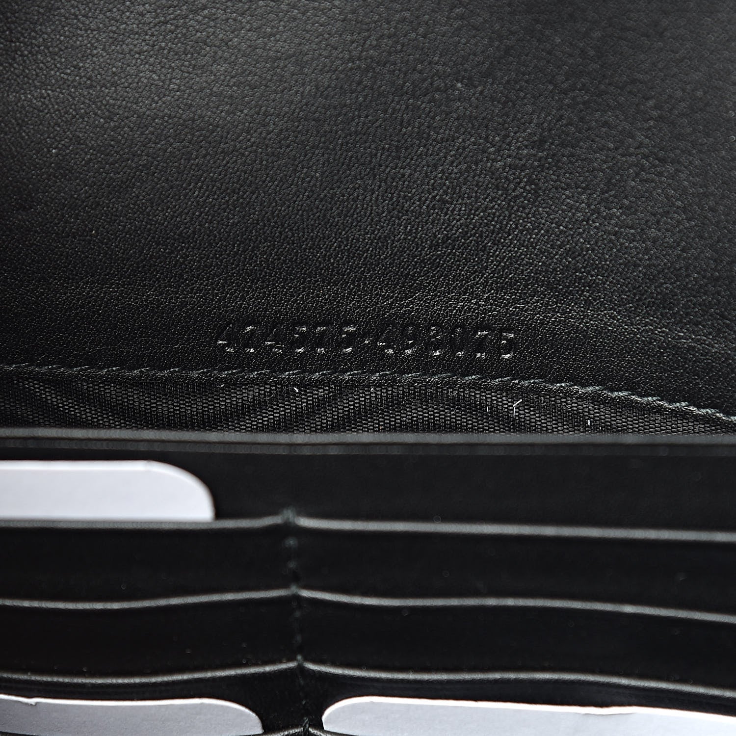 Gucci Velvet Matelasse GG Marmont Chain Wallet Black 6 of 12
