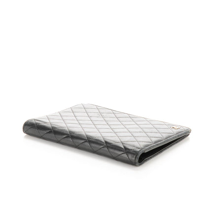 Chanel Lambskin Quilted Large Agenda Cover Black 4 of 8