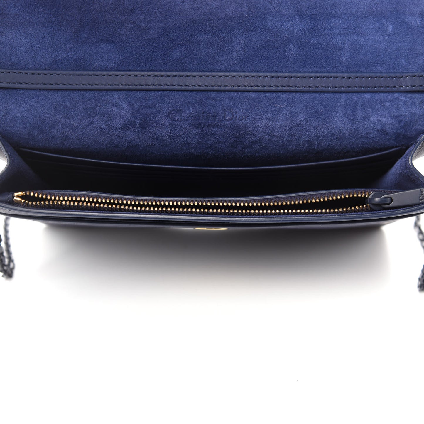 Ultra Matte Saddle Chain Pouch Blue