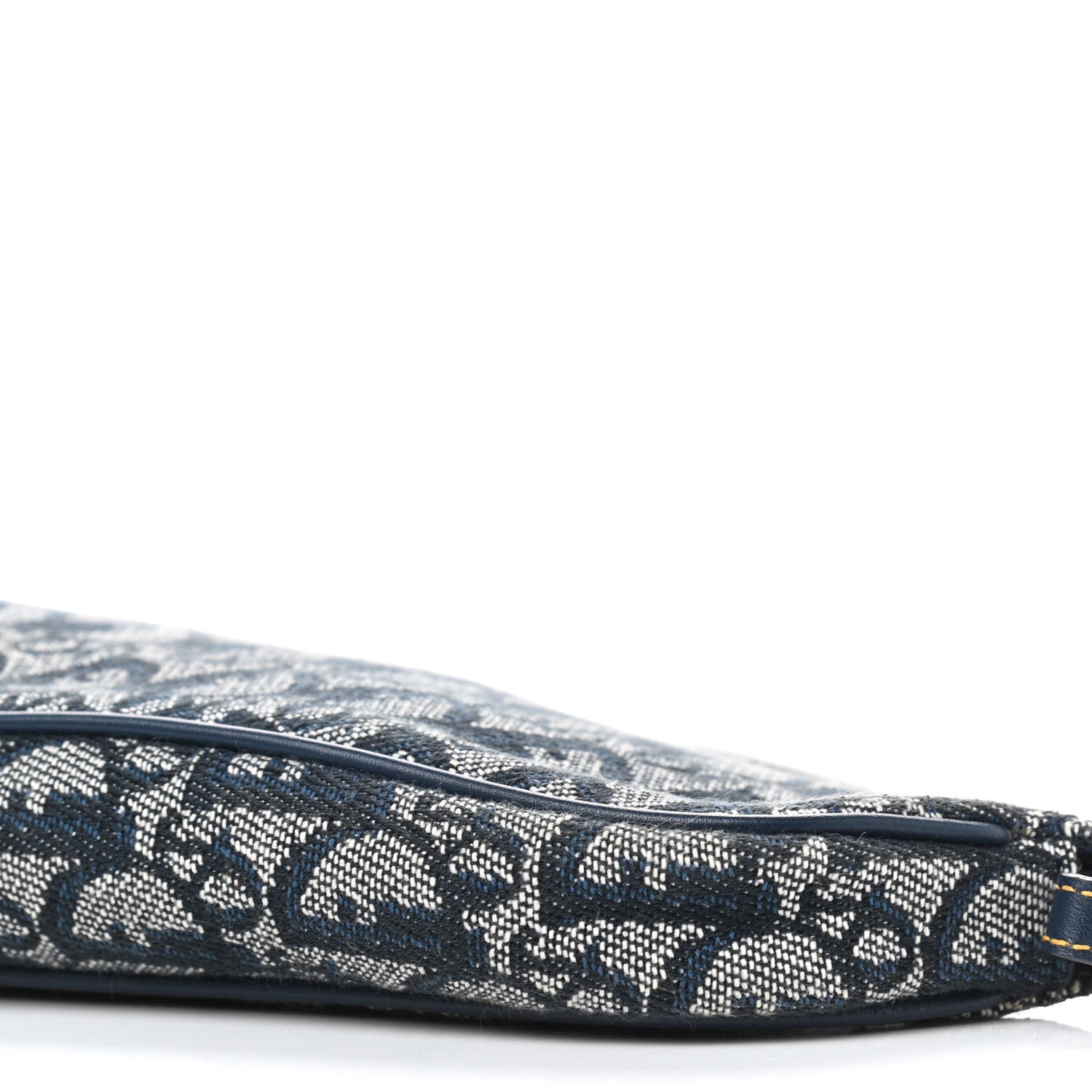 Christian Dior Monogram Mini Saddle Pochette Navy 10 of 10