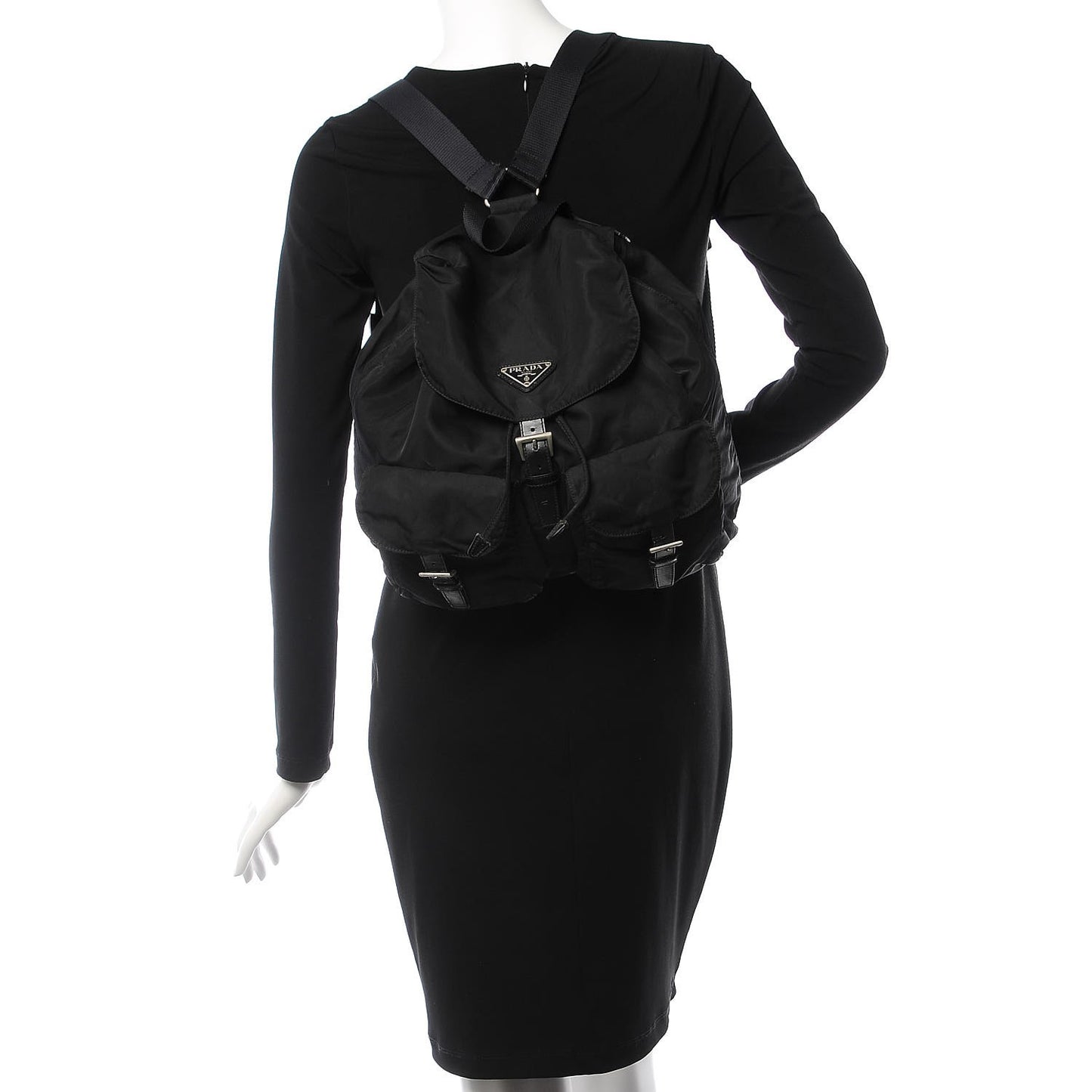 Nylon Vela Sport Backpack Black