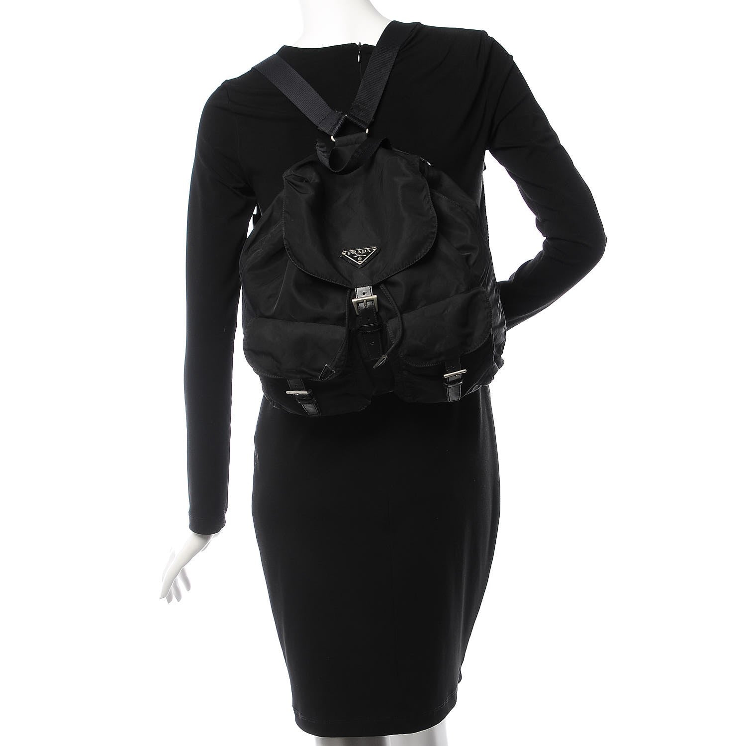 Prada Nylon Vela Sport Backpack Black 2 of 13