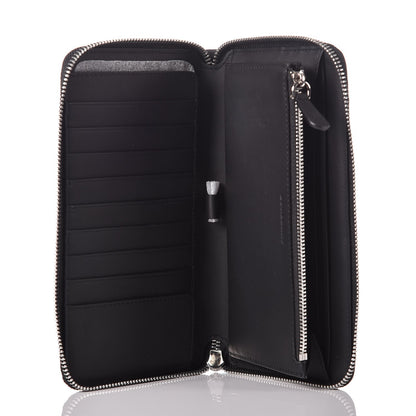 Burberry London Check Large Zip Around Wallet Charcoal 5 of 11