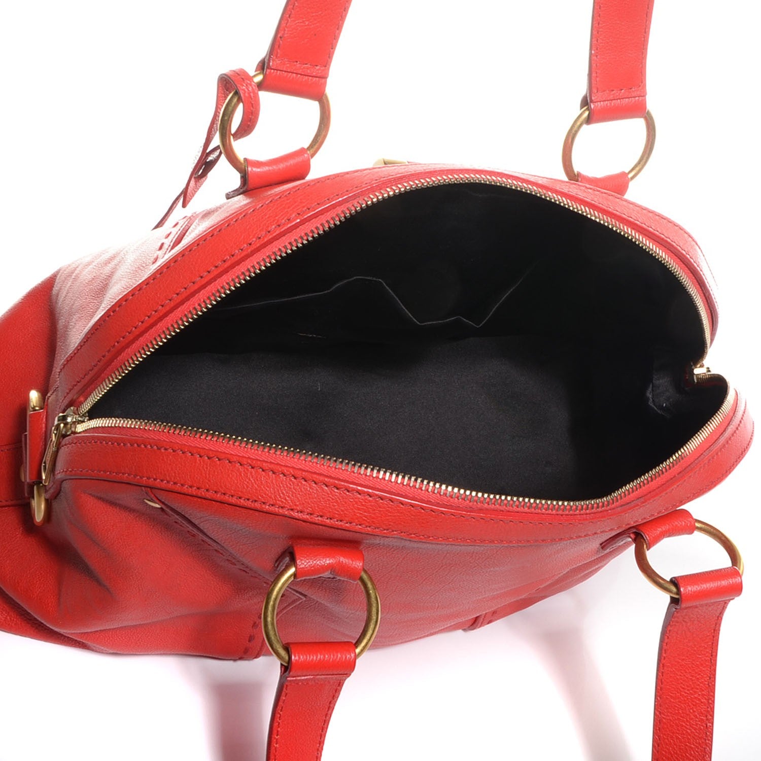 Saint Laurent Calfskin Large Muse Red 5 of 8