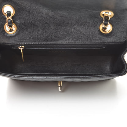 Chanel Crumpled Grained Calfskin Small Flap Black 5 of 11