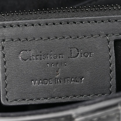 Christian Dior Ultra Matte Saddle Bag With Strap Black 6 of 10