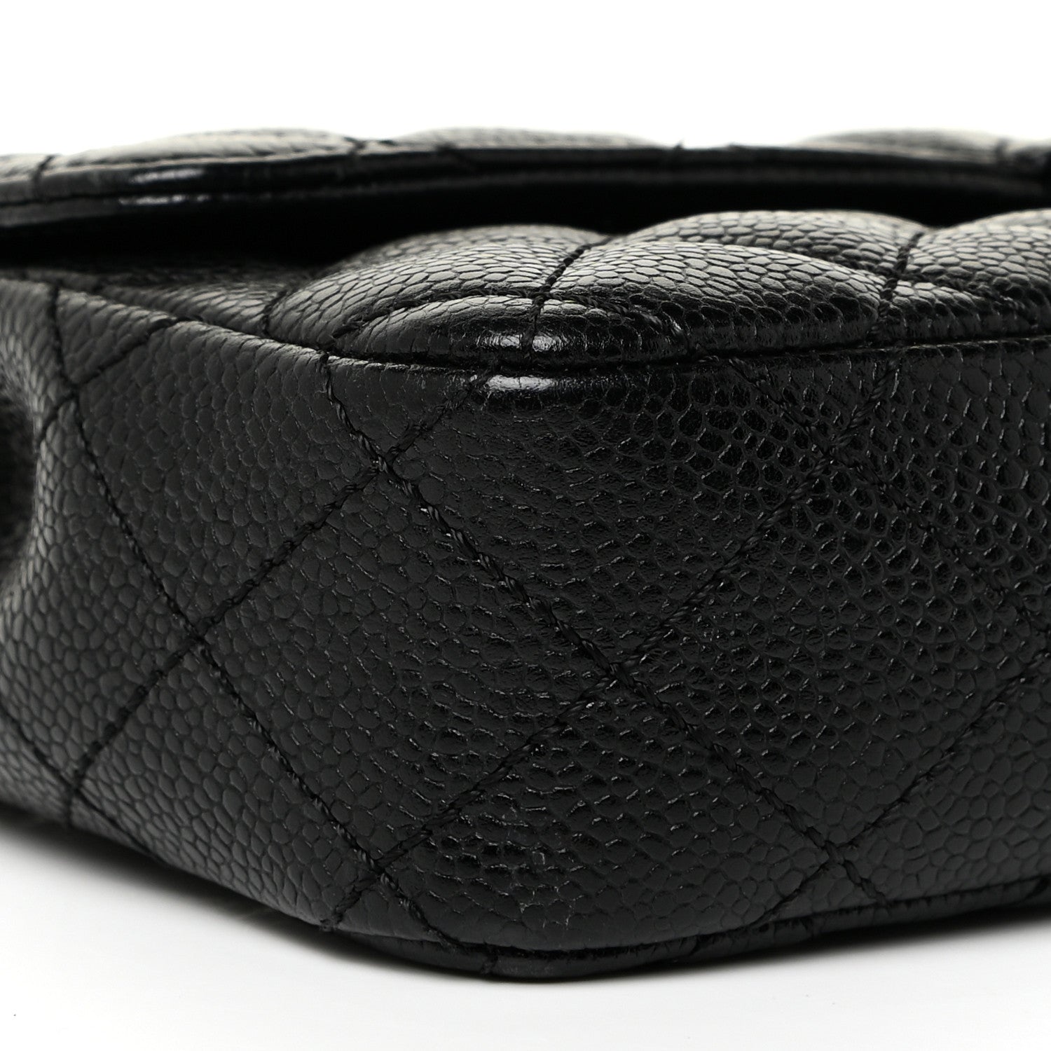 Chanel Caviar Quilted East West Flap Black 9 of 21