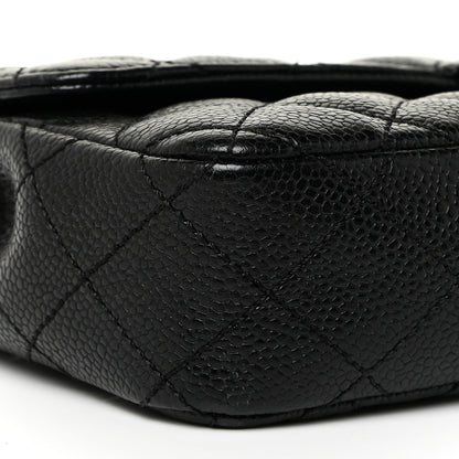 Chanel Caviar Quilted East West Flap Black 9 of 21