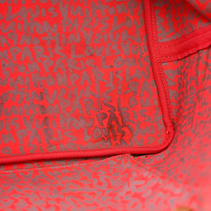 Louis Vuitton Monogram Graffiti Neverfull GM Fuchsia 8 of 13