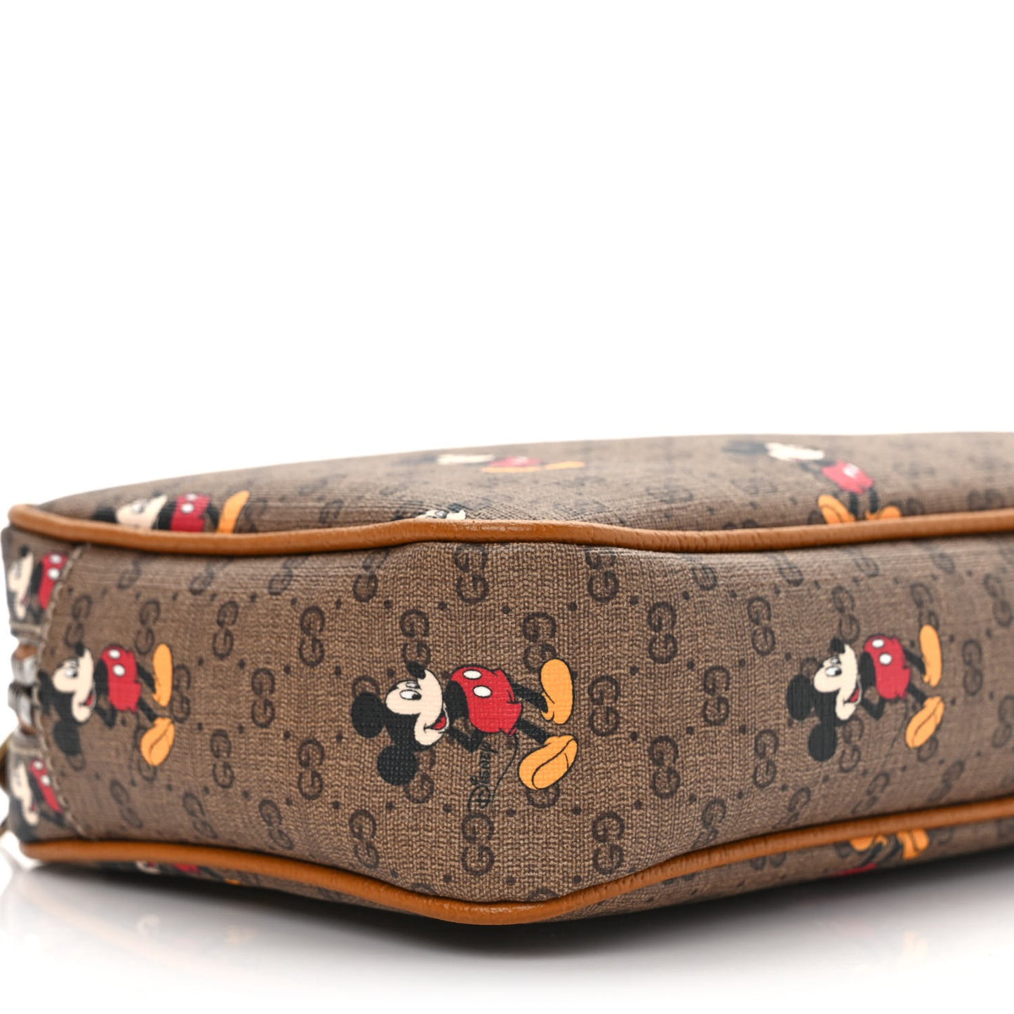 X DISNEY Mini Vintage GG Supreme Monogram Mickey Mouse Small 120 48 Belt Bag Beige Vintage Sun Oil