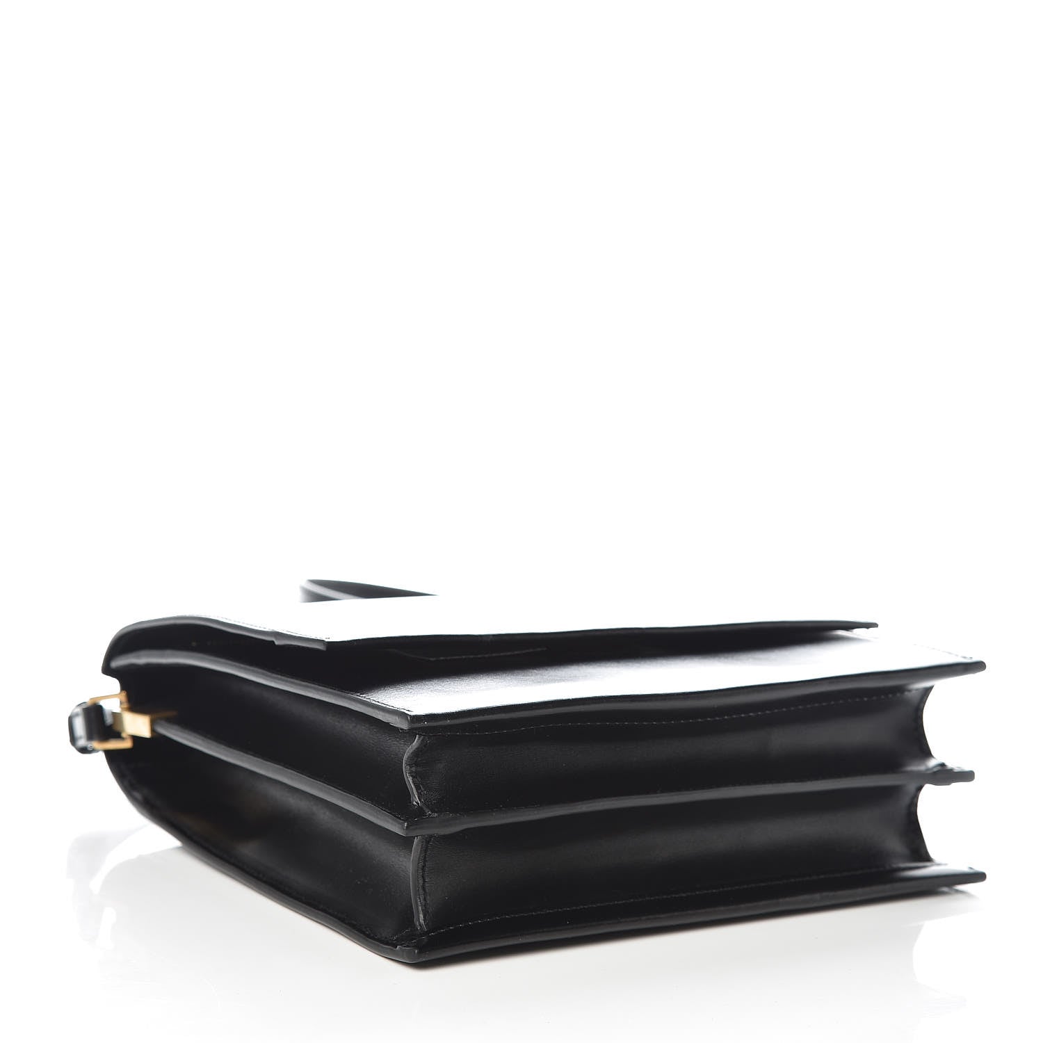 Saint Laurent Calfskin Sao Shoulder Bag Black 4 of 8