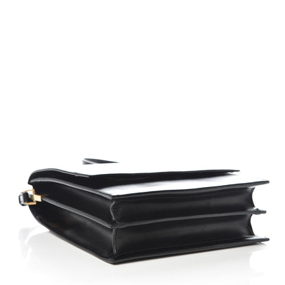 Saint Laurent Calfskin Sao Shoulder Bag Black 4 of 8