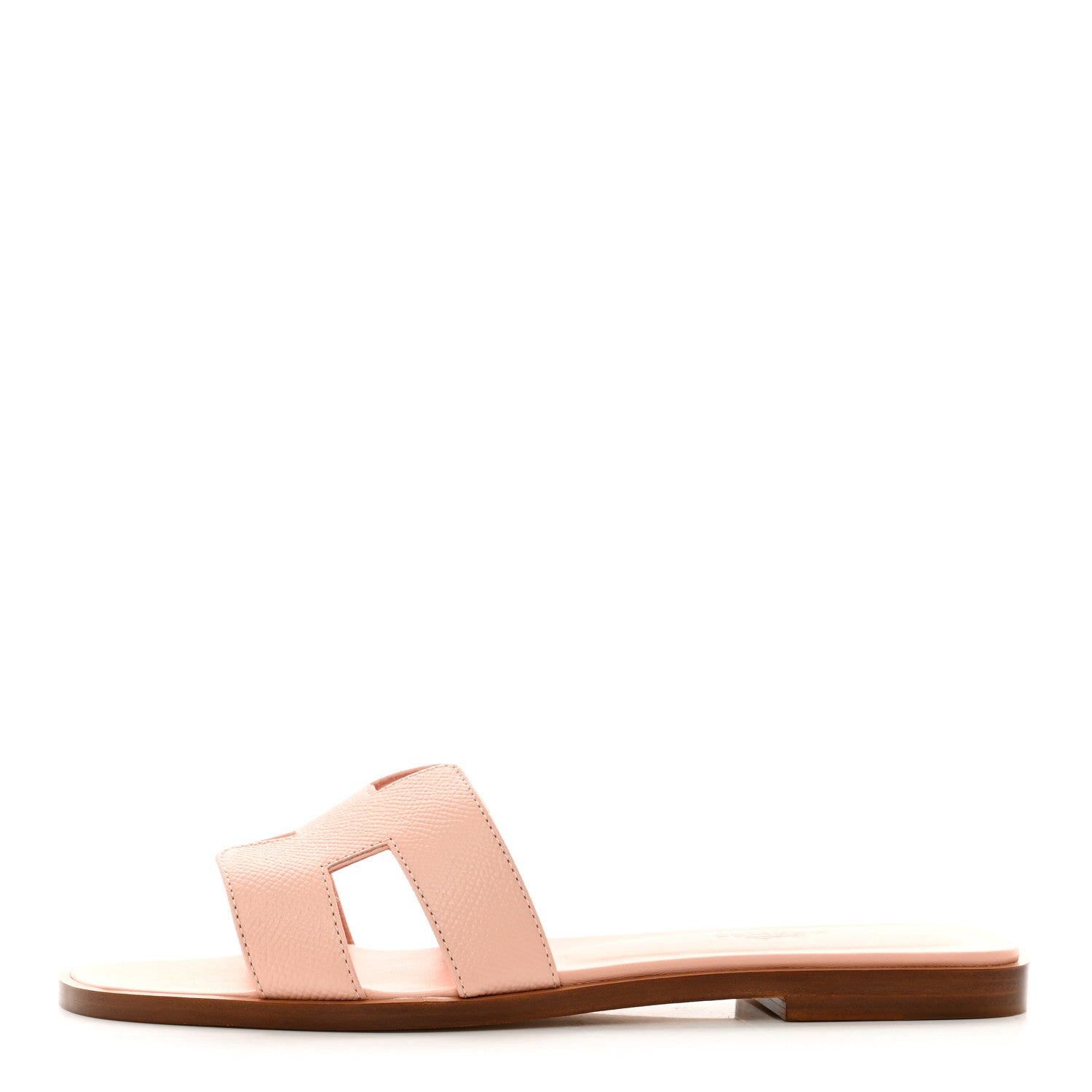 Hermes Epsom Oran Sandals 38 Rose Pale 1 of 9