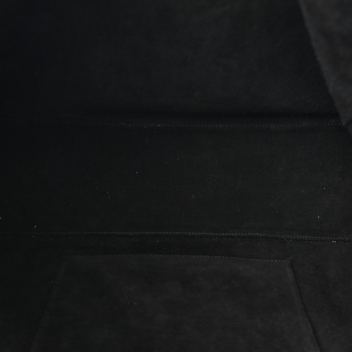 Smooth Calfskin Cuir Triomphe Cabas Drawstring Black