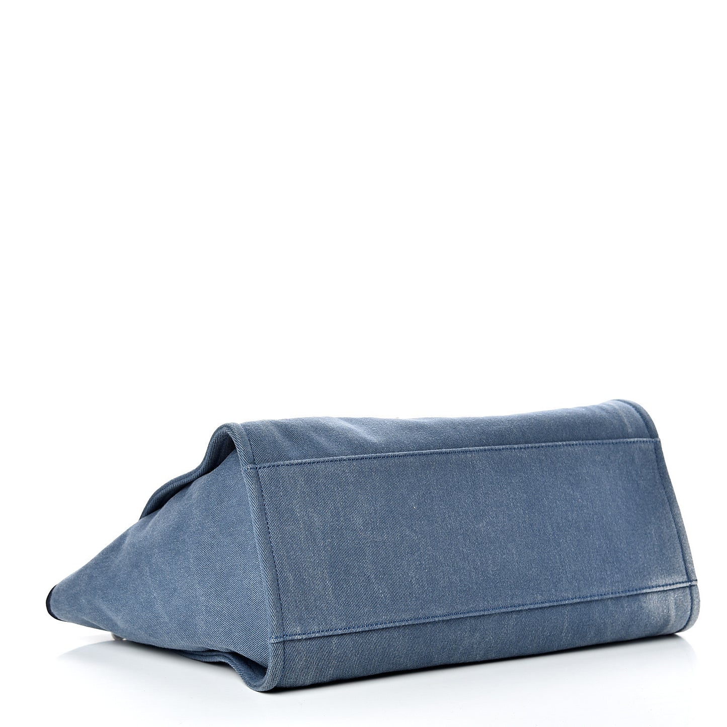 Canvas Sequin Medium Deauville Tote Navy