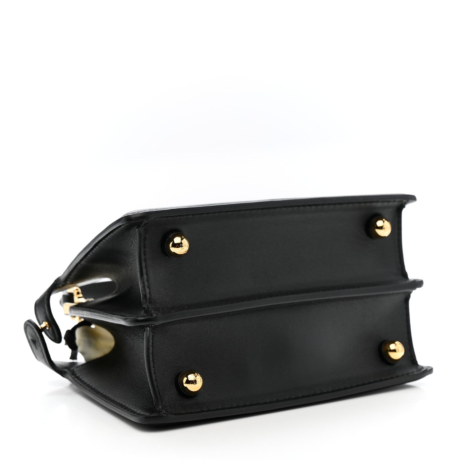 Fendi Shiny Nappa Petite Peekaboo I SEE U Satchel Black 4 of 12