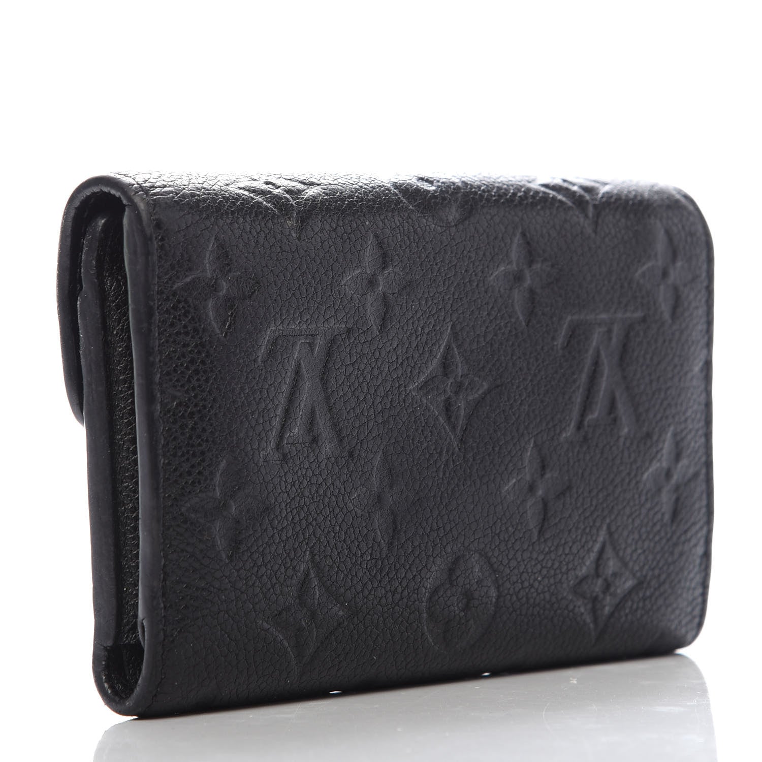 Louis Vuitton Empreinte Compact Curieuse Wallet Black 3 of 8