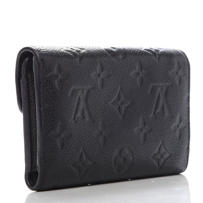 Louis Vuitton Empreinte Compact Curieuse Wallet Black 3 of 8